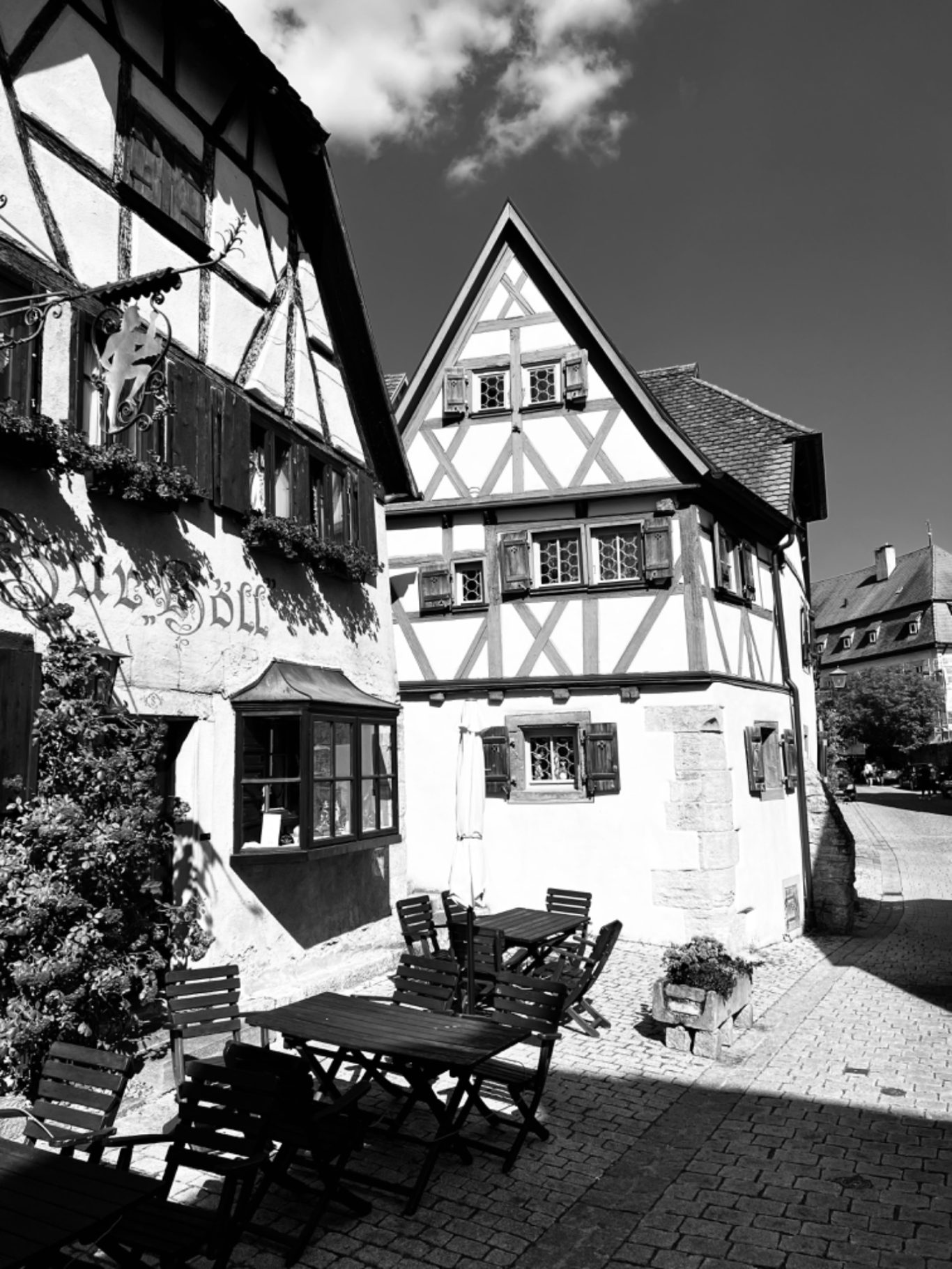 Kleine Cafés und Gasthöfe